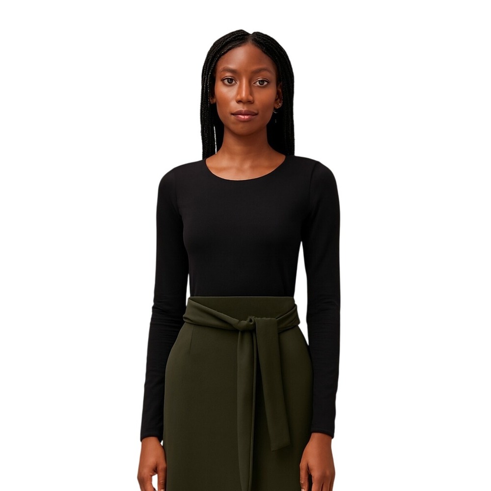 Worthington green work pleat business office mature 6 church tie pencil‎ skirt